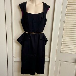 White House Black Market Black Dress Size 12